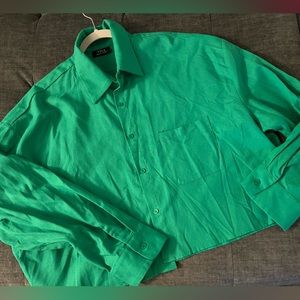 Vici Dolls Garden Green Crop Button Down Jacket Size XL CUTE NWOT (15)